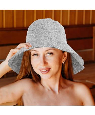 Cabilock Shower Hood Sauna Hat for Men & Women | Felt Sauna Caps & Bath Shower Headgear - Buy Online on GoSupps.com