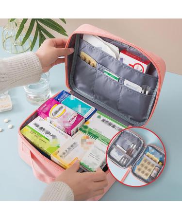 Yutuy 4-Pack Waterproof Medication Bag - Large Capacity First Aid Travel Pharmacy Pouch - Buy Online on GoSupps.com