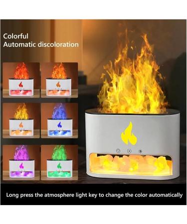 Volcano Diffuser - 250ml Essential Oil & Himalayan Salt Lamp | 7 Colors Timer & Auto-Off | Transform Your Space with Aromatherapy - Buy Online on GoSupps.com