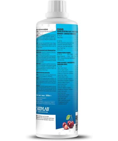 Bodylab24 Amino Liquid 1000ml | BCAA L-Glutamic Acid & Vitamin B6 | Cherry Berry - Boost Performance & Recovery - Buy Online on GoSupps.com