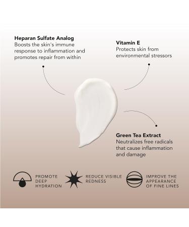 Sent Dermal Repair Facial Cream - Hydrate & Renew Sensitive Rosacea-Prone Skin with HSA Vitamin E & Green Tea - 1.7 Fl Oz - Buy Online on GoSupps.com