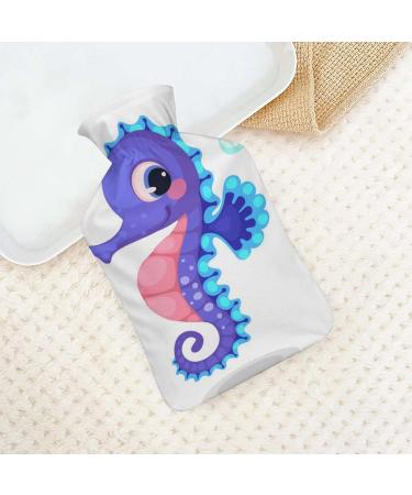 Buy Hippo Hot Water Bottle with Plush Cover - Ideal Bed Warmer for Adults & Kids | 26.5x15.3cm - Fast International Shipping - Buy Online on GoSupps.com