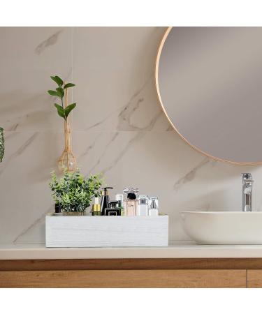 Rustic Farmhouse Toilet Paper Holder with Artificial Flower - Bathroom Decor Box for Home Organization and Storage - Buy Online on GoSupps.com