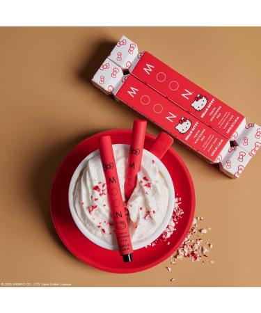 MOON x Hello Kitty Teeth Whitening Pen Duo Candy Cane Flavor 2 Pack Whitening Gel with Urea Peroxide & Soothing Botanicals Gentle on Sensitive Teeth Freshens Breath Easy No-Mess Applicator - Buy Online on GoSupps.com