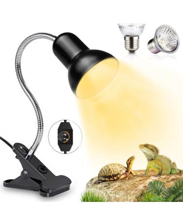 Shengruili turtle heat lamp 25W 50W heat lamp turtles reptiles lamp terrarium heat lamp for turtles terrarium reptiles terrarium heat lamp B-black