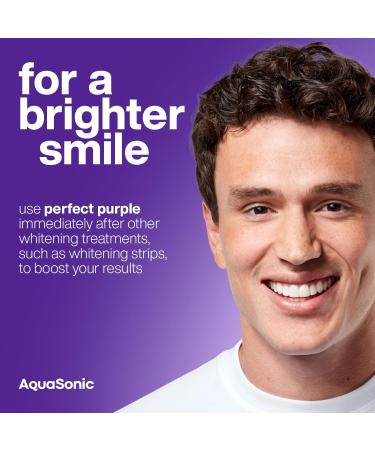 AquaSonic Perfect Purple Teeth Whitening Serum | Color-Correcting | Neutralize Yellow Stains | Mint Flavor | Order Internationally - Buy Online on GoSupps.com