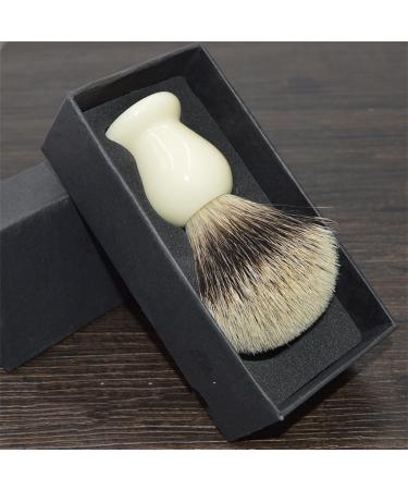 High Quality Badger Hair Shaving Brush | AnSafe Handmade Durable Resin Handle | Perfect for Beard Soap Foam - Buy Online on GoSupps.com