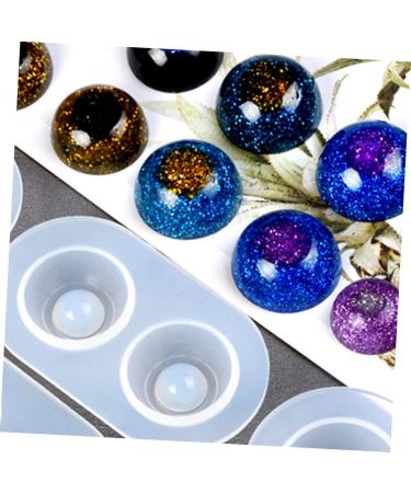 18 Pcs Eye Mold Keychain Tool De para Gelatinas Clear Epoxy Silicone Casting Molds Eyeball Silicone Doll Eyes Casting Molds Eyeball Casting Tools Crystal - Buy Online on GoSupps.com