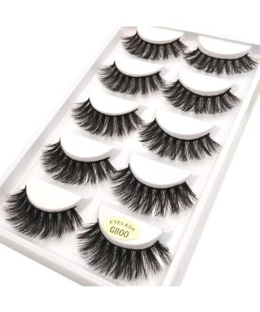 Buy Blue Vesse 5 Pairs Luxurious 3D False Eyelashes - Natural Long Eye Lashes for Stunning Makeup | International Shipping Available - Buy Online on GoSupps.com