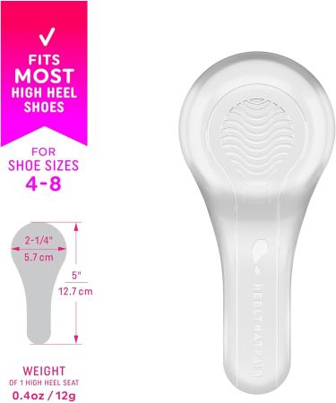 Heel That Pain High Heel Seats Cushioned Gel Inserts for All-Day Comfort Pressure Relief & Customized Fit Perfect for Work & Night Out - Buy Online on GoSupps.com