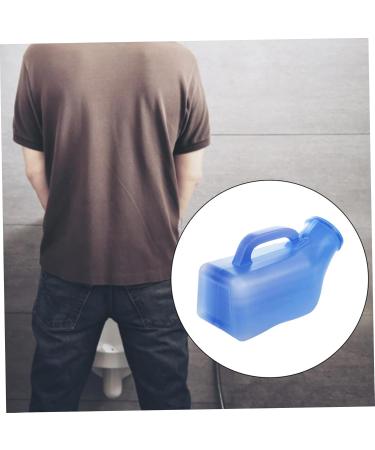 Urinal For Men Male Portable Urinal Pee Bottles Home Urinal Potty Thick Firm Urine Bottle with Lid for Men 1L - Buy Online on GoSupps.com