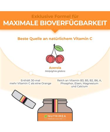 Buy Acerola Organic Loop Tablets - 1000mg Natural Vitamin C | Vegan Cherry Tablets for Immune Support & Energy | Pure Acerola Cherry Extract - Buy Online on GoSupps.com