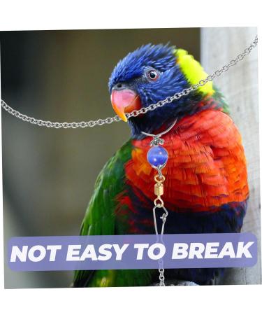 Yardwe 5 Sets Parrot Bird Neck Chain Parrot Leash Chain Stainless Steel Bird Accessory 30x2.3cmx5pcs As Shownx5pcs - Buy Online on GoSupps.com