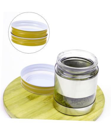 VINTORKY 12pcs Mason Jar Lids Canning Seal Lids Metal Lids Mason Jar Pour Spout Lids for Sealing Cover Covers Arts and Crafts for Kids Sealing Caps for Bottles Tinplate Spherical Child Hat 7x7x1.5cm Golden - Buy Online on GoSupps.com
