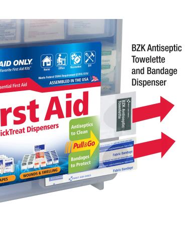 First Aid Only QuickTreat Dispenser 352 Piece First Aid Kit - Essential Emergency Supplies - Buy Online on GoSupps.com