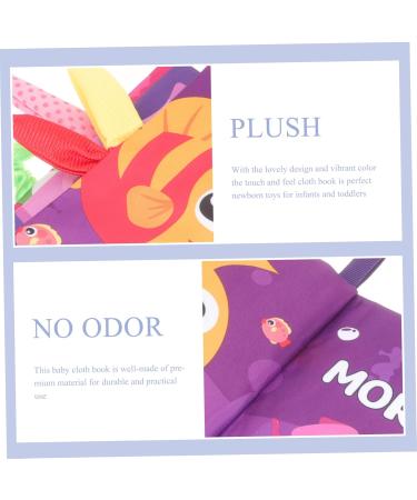 Shop Abaodam 2ST Fabric Book - Baby Sensory Storybook & Toddler Learning Toys | Soft Touch Children's Toys for Girls - Buy Online on GoSupps.com