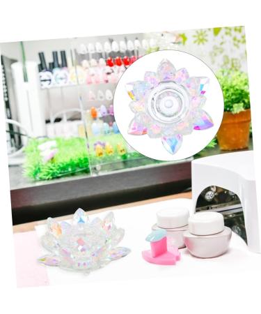 Mikinona Nail Art Crystal Cup Nail Dish Nail Art Cup Nail Art Liquid Cup Clear Nail Gel Nail Charm Storage Cup Gel De Cejas Transparente Dappen Dish Nail Practice Cups Dappen Bowl Mix Lotus - Buy Online on GoSupps.com