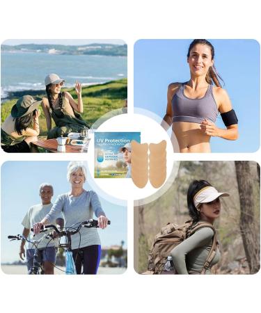 Pzuryhg Sun Block Patches | Clear UV Facial Golf Patches | Face Sun Protection Patches Protective UV Protection 5 Clear Face Sun Block UV Protection for Outdoor Activities Golfers - Buy Online on GoSupps.com