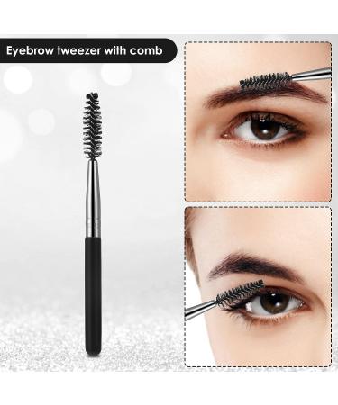 Lusofie 5 IN 1 Eyebrow Grooming Kit - Stainless Steel Razor, Tweezers, Scissors, Razors, Spoolie Brush for Women and Men - Buy Online on GoSupps.com