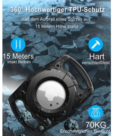 4 Pack Airtag Case Waterproof | OneOnta Airtag Dog Collar | Durable Apple Airtag Holder for Dogs & Cats (2.5cm Width) - Shop Now! - Buy Online on GoSupps.com