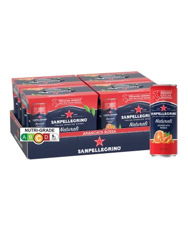 San Pellegrino Aranciata Rossa Canette fine 24 x 330 ml Orange sanguine