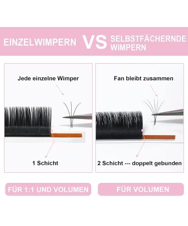 Premium Single Eyelashes 1:1 Technology - C Curl & D Curl Extensions (8-15mm) | 9mm C-0.20 Individual Eyelash Extensions - Buy Online on GoSupps.com
