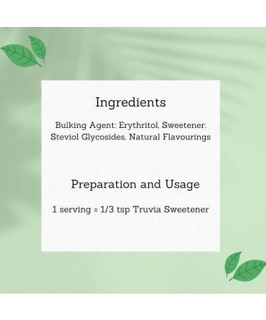 Stevia Sweetener Bundle: 2x Truvia 270g - Calorie-Free Sweetener from Stevia Leaf Extract - Buy Online on GoSupps.com
