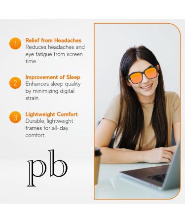 Buy Blue Light Blocking Glasses for Men & Women - Oversized Square UV Computer & Reading Glasses - 2 Pairs - Buy Online on GoSupps.com