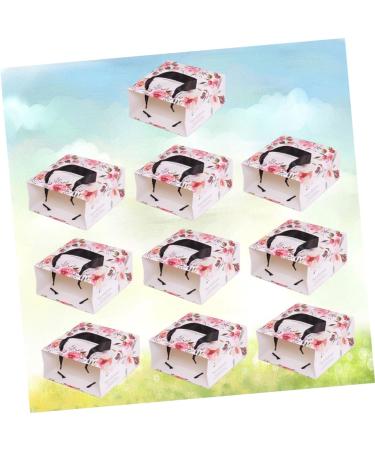 SEWOART 10pcs Xcm Tote Flower Storage Chocolate Bag Pattern Black Wedding Holiday - Buy Online on GoSupps.com