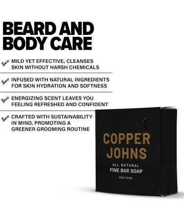 5 Oz/ 142 gm Copper Johns All Naturals Milk & Collagen Cold Process Shea Butter Soap Bar for Men with Sweet Cream Vanilla Goat Milk and Sunflower Oil for Nourishing Smoothing and Moisturizing Skin - Buy Online on GoSupps.com