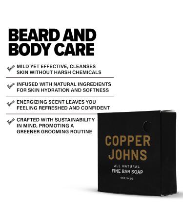 Bar Soap for Beard & Body | Natural Oils & Organic Shea Butter | Oats & Honey | 5 oz | International Shipping Available - Buy Online on GoSupps.com