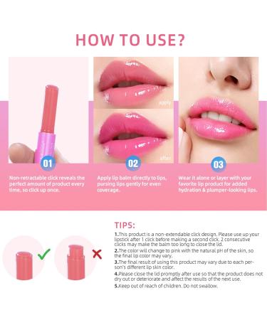 Juicy Lip Plumper Gloss - Hydrating Color Changing Melting Balm | Nourishing Vegan Lip Care (#6 Grape - Buy Online on GoSupps.com