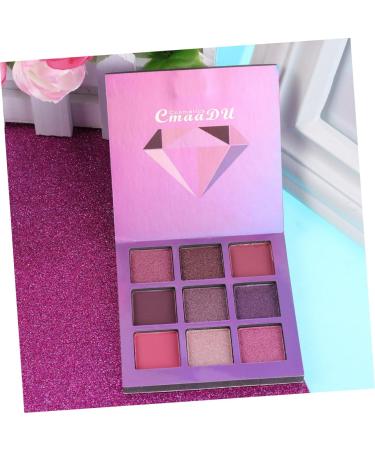FOMIYES 9 Cosmetic Colors Diamond Bling Eyeshadow Pearlescent Shadow Eye Shimmer Metallic Glitter Makeup 1 count (Pack of 1) Purple - Buy Online on GoSupps.com