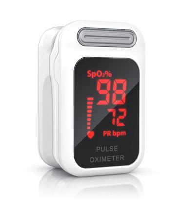 Medicinalis - pulseximeter determination of the heart rate (pulse) and arterial oxygen saturation (spo2) on the finger pain -free application