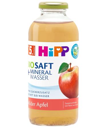 HiPP Organic Juice + Mineral Water Mild Apple pack of 6 (6 x 0.5l)