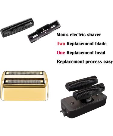 2 Pack Replacement Foil and Cutters Compatible with BaBylissPRO Double Foil Shaver Replacement Foil for BaBylissPRO Barberology FXFS2 Shaver Golden Gold/2pc - Buy Online on GoSupps.com