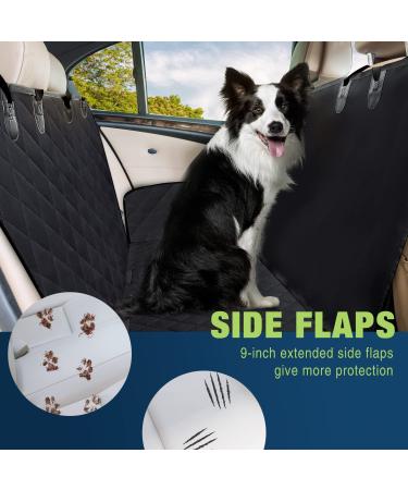 NESTROAD Waterproof Dog Car Seat Cover | 600D Scratchproof Hammock | Backseat Protection for Cars, Trucks, SUVs | Black 53 57 - Buy Online on GoSupps.com