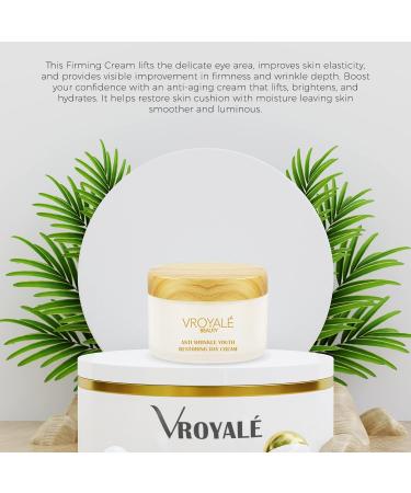 Anti Wrinkle Face Cream - 50g Anti Aging Youth Restoring Day Cream for Women - Rapid Fine Line & Wrinkle Repair Moisturizer - Buy Online on GoSupps.com