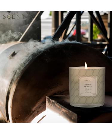Highly Scented Aromatherapy Candles - Wortham Smokehouse 12oz Natural Soy Wax | 60-70 Hour Burn Time - International Shipping Available - Buy Online on GoSupps.com