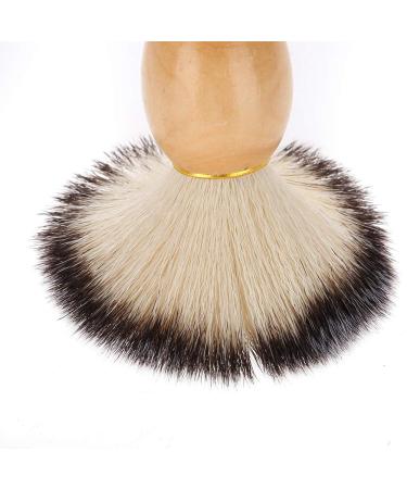 Wooden Shaving Brush Stand for Men - Portable Soft Synthetic Hair Handle | Barber Salon Tool - Buy Online on GoSupps.com