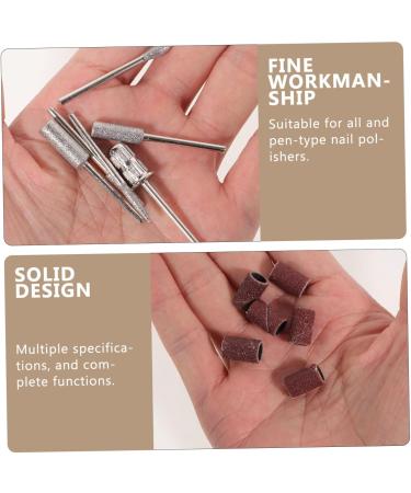 CORHAD 1 Set nail polisher nail polishing head nail sand bands manicure sanding bands professional nail drill nail drill bit pedicure sand belt Stainless Steel. Silicone. Quartz. Ceramics 7.1x5.7cm Picture 2 - Buy Online on GoSupps.com