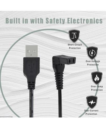 BOEEA Charger for Wahl Aqua Blade Trimmer Clipper SS2L WSS3L 9818A 5616L 5701 9864 9864SS 9870 9884L2 9896 9899 Stainless Steel Lithium Ion 2.0 3.0 Shaver USB Power Adapter - Buy Online on GoSupps.com