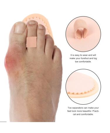 GLSTOY Insoles 4pcs - Supports Foot Alignment, Bunion Splint Pads, Toe Separators - Light Yellow 10.5x7x0 - Buy Online on GoSupps.com