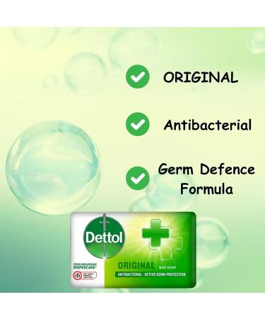 Antibacterial Soap Bundle with 4 Pack Soap Bars (Original Skincare Cool and Fresh) 60g each and Glameno Thank You Card - Buy Online on GoSupps.com