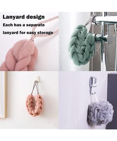 XINGFUDM 5-Piece Mesh Shower Sponge Set - Soft Bathing & Exfoliating Luffa Sponges for an Invigorating Shower Experience - Buy Online on GoSupps.com