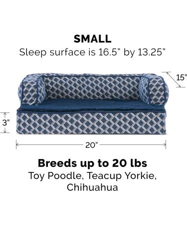 Furhaven Orthopedic Cooling Gel & Memory Foam Pet Beds - Comfy Sofa Beds for Dogs & Cats - Buy Online on GoSupps.com