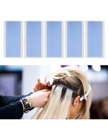 Hair Extension Tapes 60 Pieces Hair Tapes for Extensions No-Residue Double Sided Tapes for Hair Extensions Human Tape for Hair Extensions Beauty Tools for Hair Extensions Tape Extension Tabs for Human