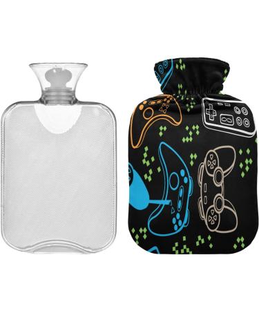 Light Pattern Joystick Hot Water Bottle 2L Pain Relief & Bed Warmer | Heat Bottles for Cramps & Comfort - Buy Online on GoSupps.com