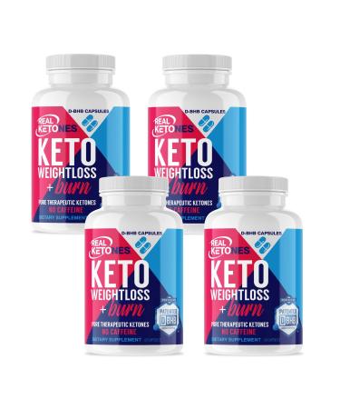 Real Ketones - AM Day Time, Keto Pills - 2000 mg of Exogenous Keto D BHB per Serving - 60 Day Supply Caffeine Free Capsules - Rapid Ketosis for Men and Women