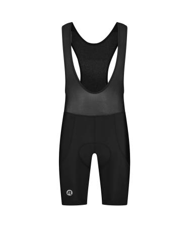 Rogelli Core cyclists Men's padded - breathable braces - bike pants short - bicycle pants - cycling pants - black XS black